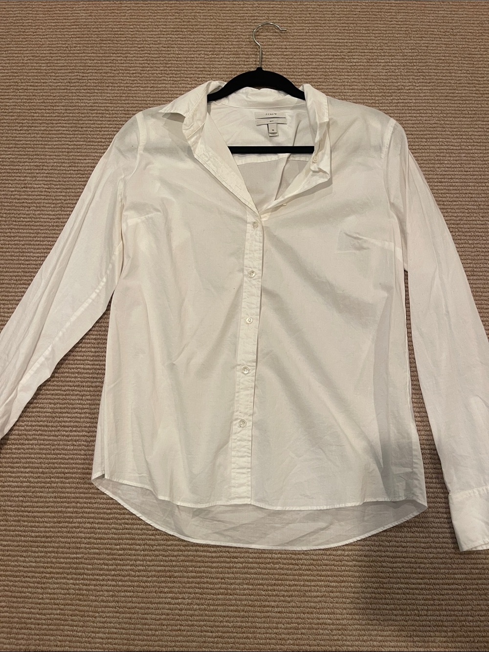 J. Crew White Women's Classic Button-Down Shirt
